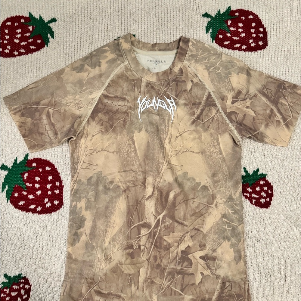 YLA Camo Compression Tee